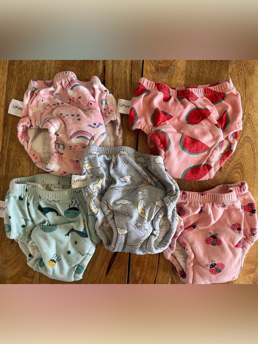 UPAIRY Potty Training Underwear Cotton Size Medium- 5 pairs